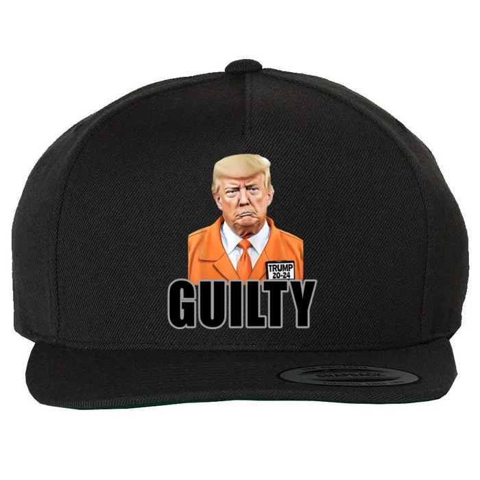 Trump Is Guilty Wool Snapback Cap