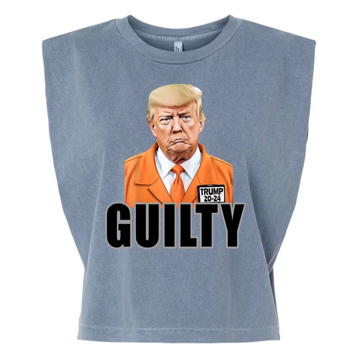 Trump Is Guilty Garment-Dyed Women's Muscle Tee