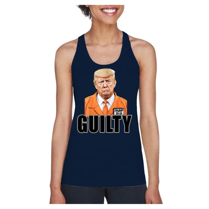 Trump Is Guilty Women's Racerback Tank