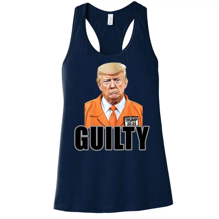 Trump Is Guilty Women's Racerback Tank