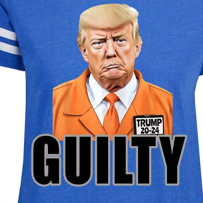 Trump Is Guilty Enza Ladies Jersey Football T-Shirt