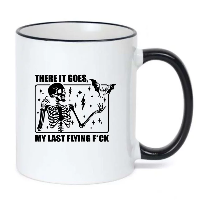 There It Goes My Last Flying Halloween Mom Black Color Changing Mug