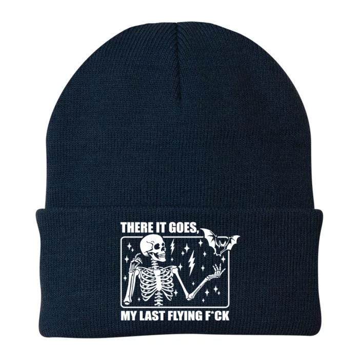 There It Goes My Last Flying Halloween Mom Knit Cap Winter Beanie