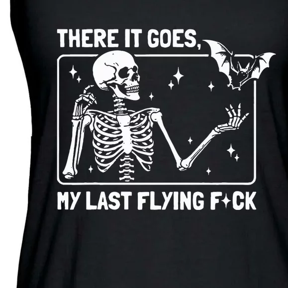 There It Goes My Last Flying Fck Ladies Essential Flowy Tank