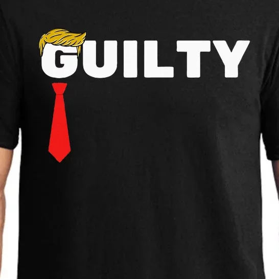 Trump Is Guilty Trump Is Guilty On 34 Counts Pajama Set