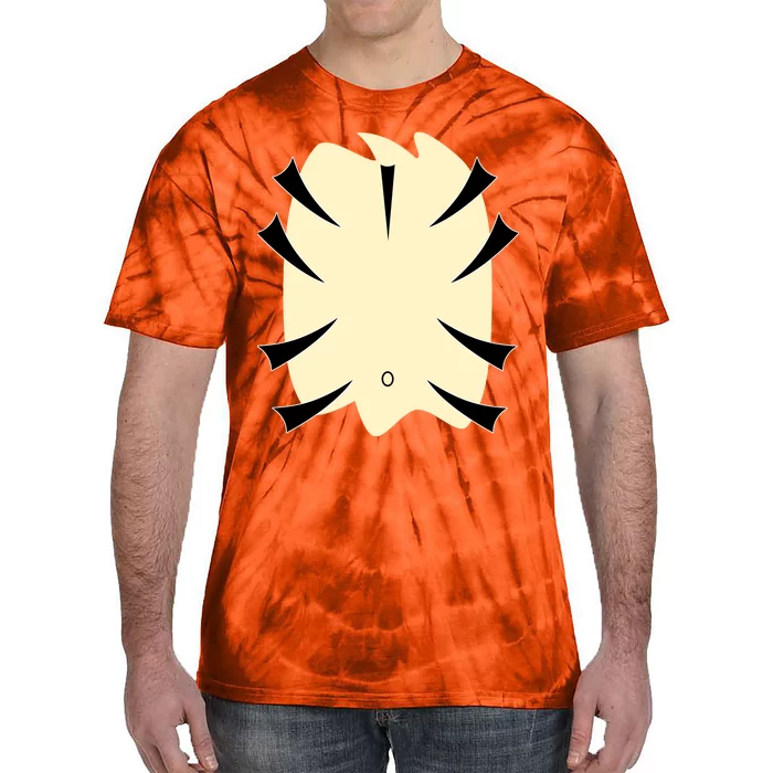 Tiger Belly Funny Halloween Costume Tie-Dye T-Shirt