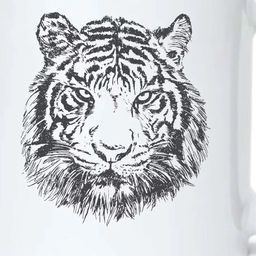 Tiger Cool Design Black Color Changing Mug