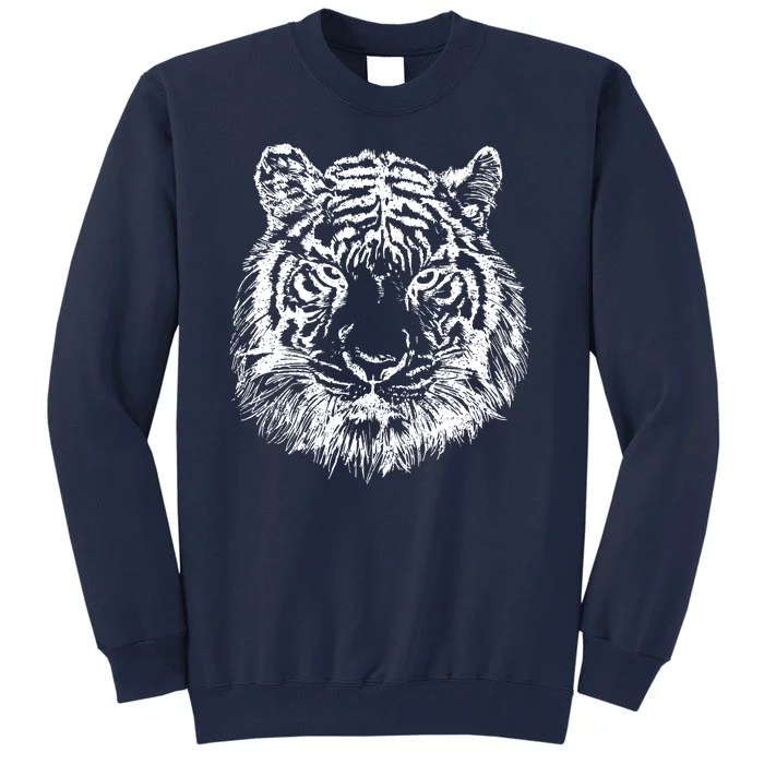 Tiger Cool Design Tall Sweatshirt