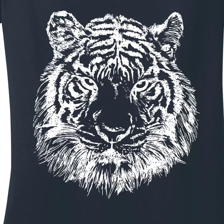 Tiger Cool Design Women's V-Neck T-Shirt