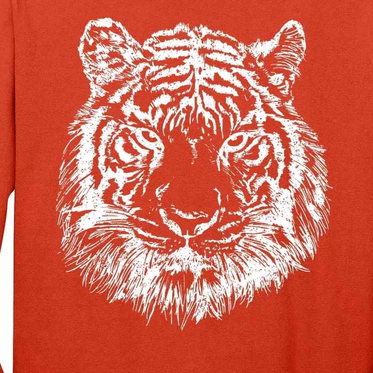 Tiger Cool Design Tall Long Sleeve T-Shirt