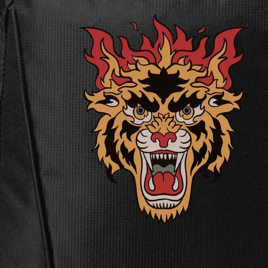 Tiger Flames City Backpack