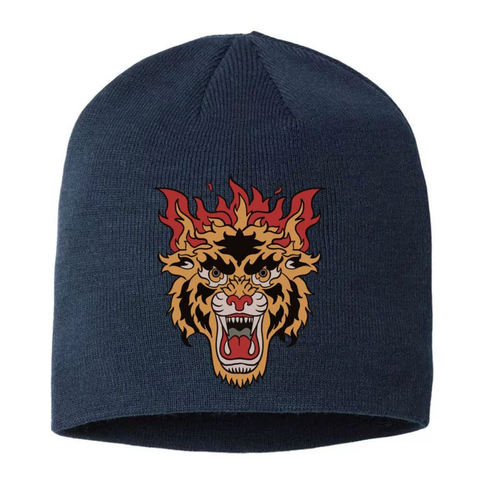 Tiger Flames 8 1/2in Sustainable Knit Beanie