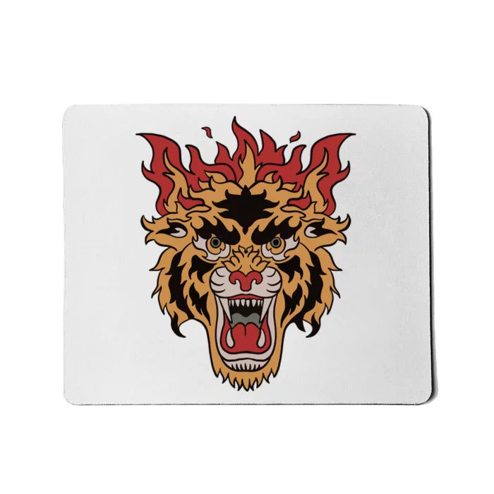 Tiger Flames Mousepad