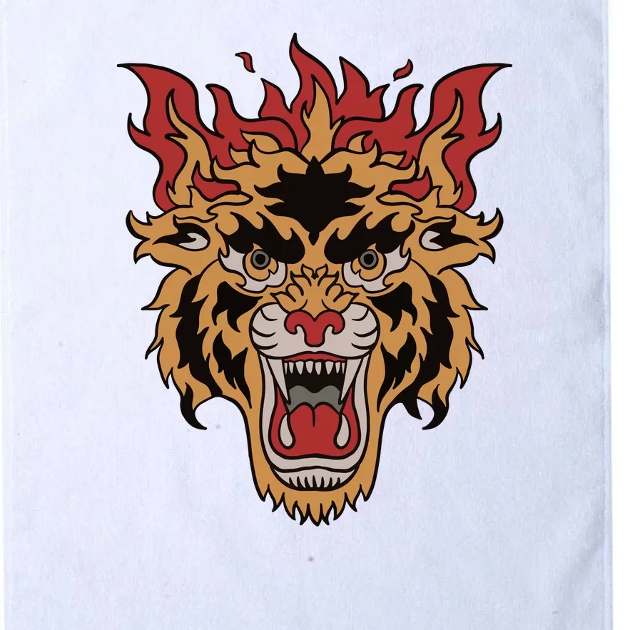 Tiger Flames Platinum Collection Golf Towel