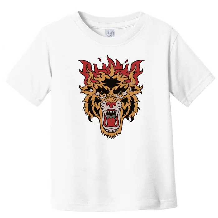 Tiger Flames Toddler T-Shirt