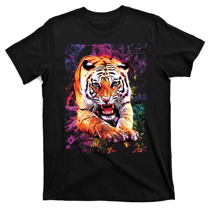 Tiger Jungle Colorful T-Shirt