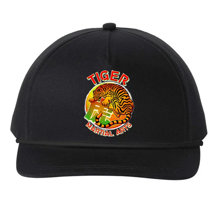 Tiger Martial Arts Snapback Five-Panel Rope Hat