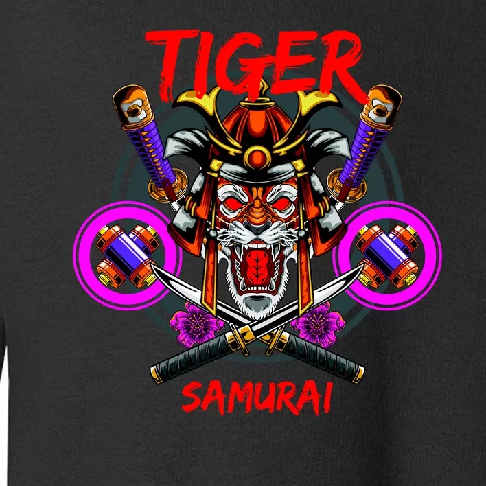 Tiger Samurai Toddler Sweatshirt