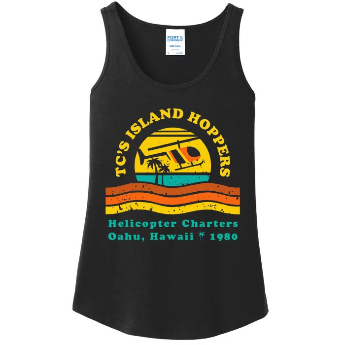 TcS Island Hoppers Helicopter Charters Hawaii Since 1980 Ladies Essential Tank