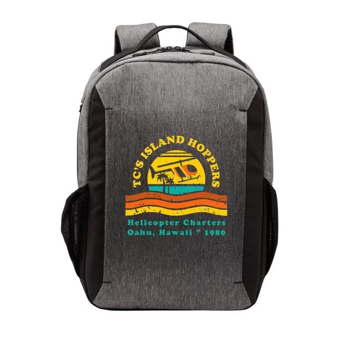 TcS Island Hoppers Helicopter Charters Hawaii Since 1980 Vector Backpack