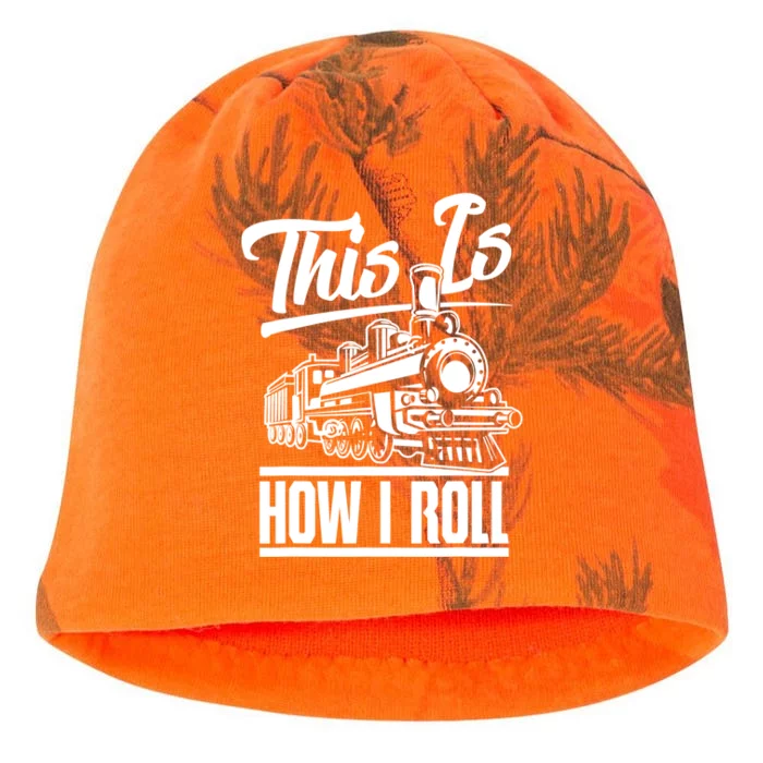 This Is How I Roll Train Engineer And Railroad Lovers Great Gift Kati - Camo Knit Beanie