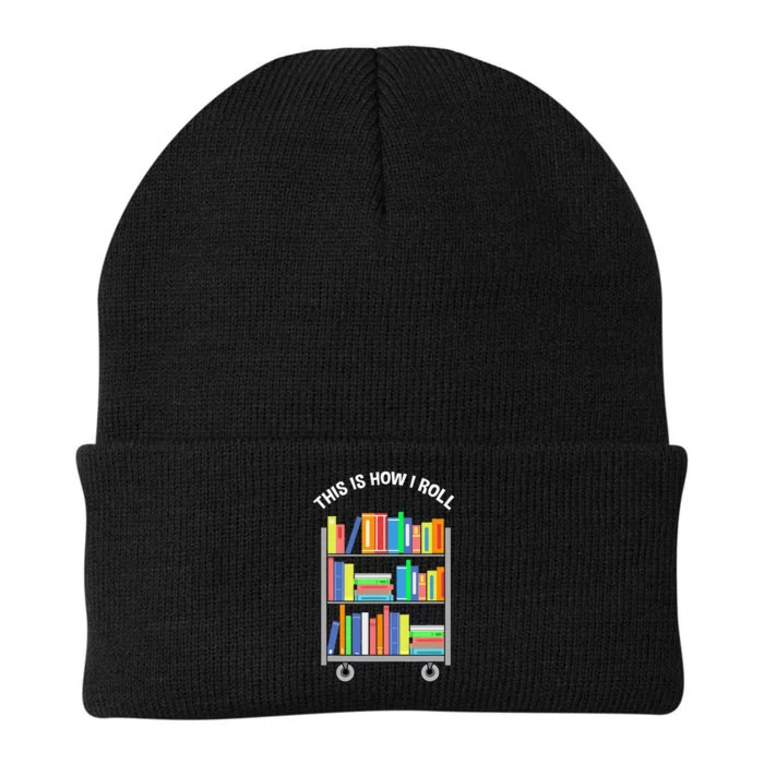 This Is How I Roll Book Librarian Knit Cap Winter Beanie