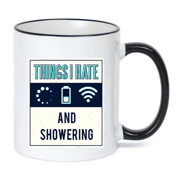 Things I Hate Programmer Nerd Gift Introvert Hate Shower Gift Black Color Changing Mug