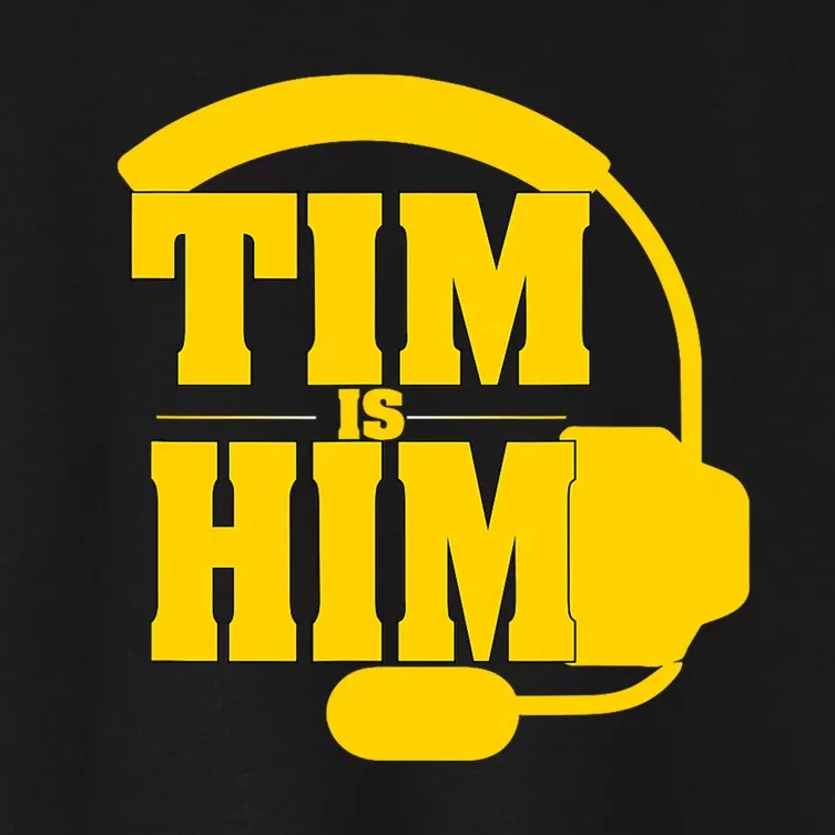 Tim Is Him Women's Crop Top Tee