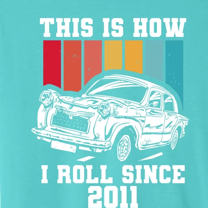 This Is How I Roll Since 2011 Gift ChromaSoft Performance T-Shirt