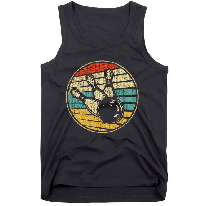 This Is How I Roll Vintage Retro Bowling 60s 70s Bowler Tank Top