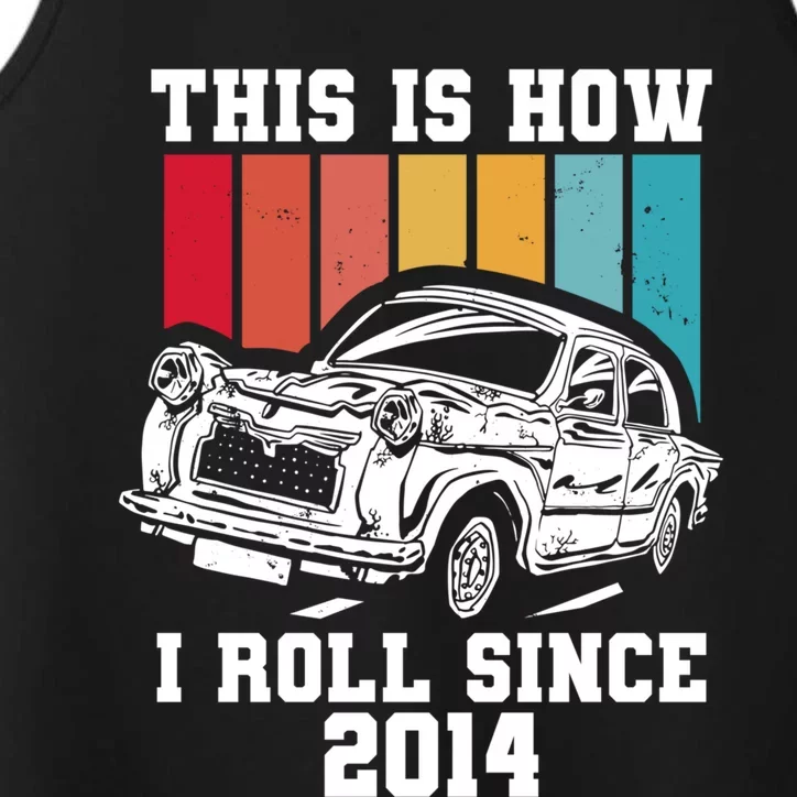 This Is How I Roll Since 2014 Cute Gift Performance Tank