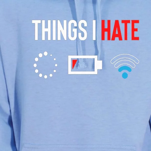 Things I Hate Programmer Outfit Gamer Fun Gift Idea Gift Unisex Surf Hoodie