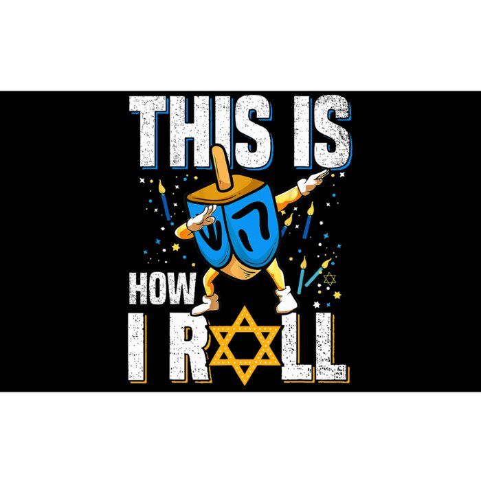 This Is How I Roll Hanukkah Dreidel Chanukah Jew Gift Bumper Sticker