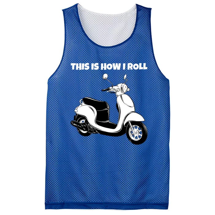 This Is How I Roll Scooter Mesh Reversible Basketball Jersey Tank