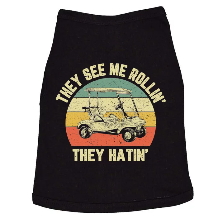 This is How I Roll Golf Cart Funny Golfers Doggie Tank