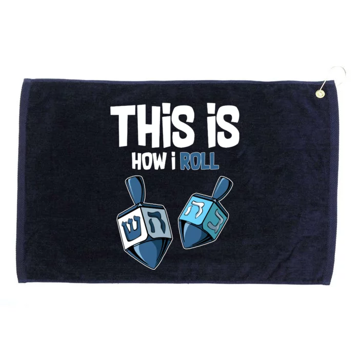 This Is How I Roll Draydel Trendl Hanukkah Grommeted Golf Towel