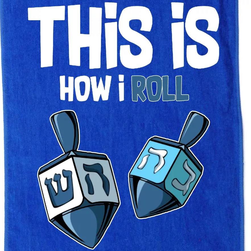 This Is How I Roll Draydel Trendl Hanukkah Platinum Collection Golf Towel