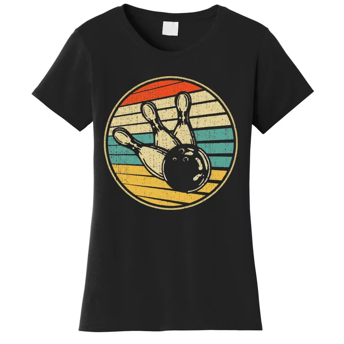 This Is How I Roll Vintage Retro Bowling 60s 70s Bowler Women's T-Shirt