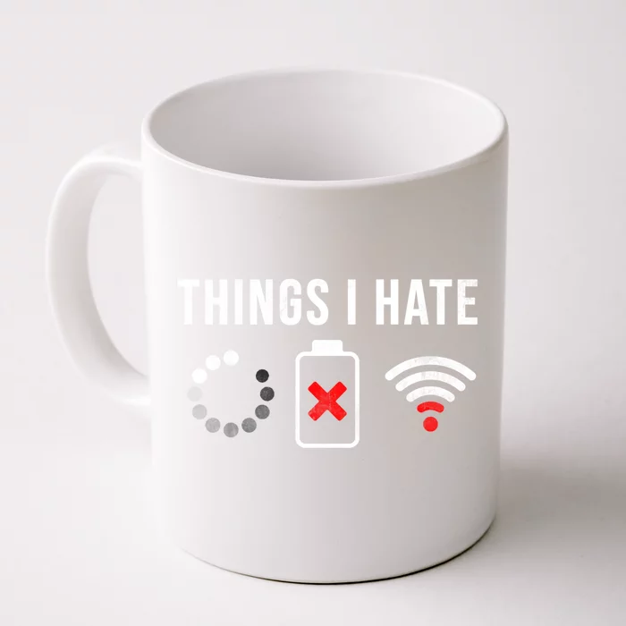 Things I Hate Funny Computer Nerd Gift Debugger Programmer Gift Front & Back Coffee Mug