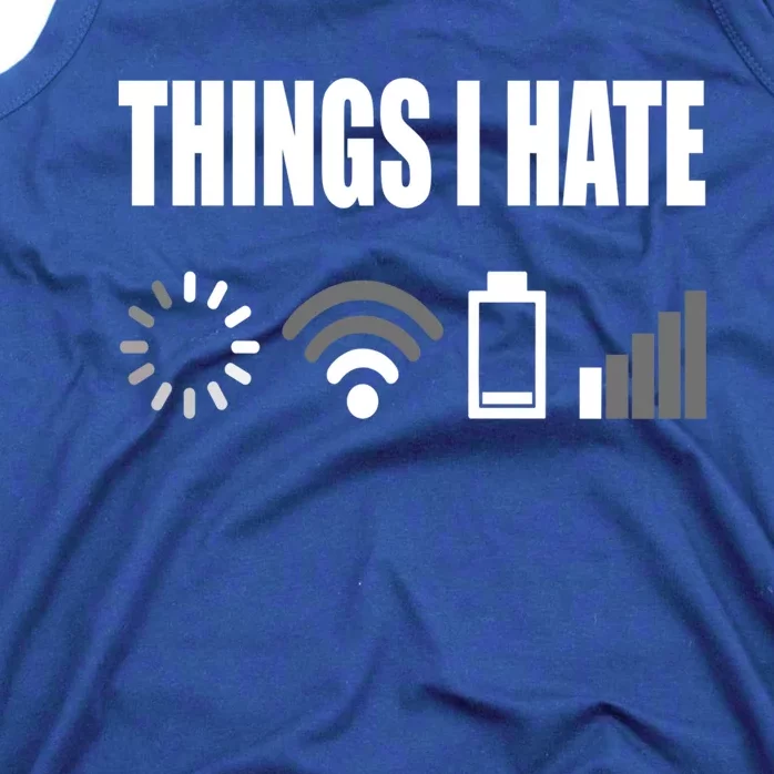 Things I Hate Programmer Outfit Gamer Funny Gift Idea Gift Tank Top