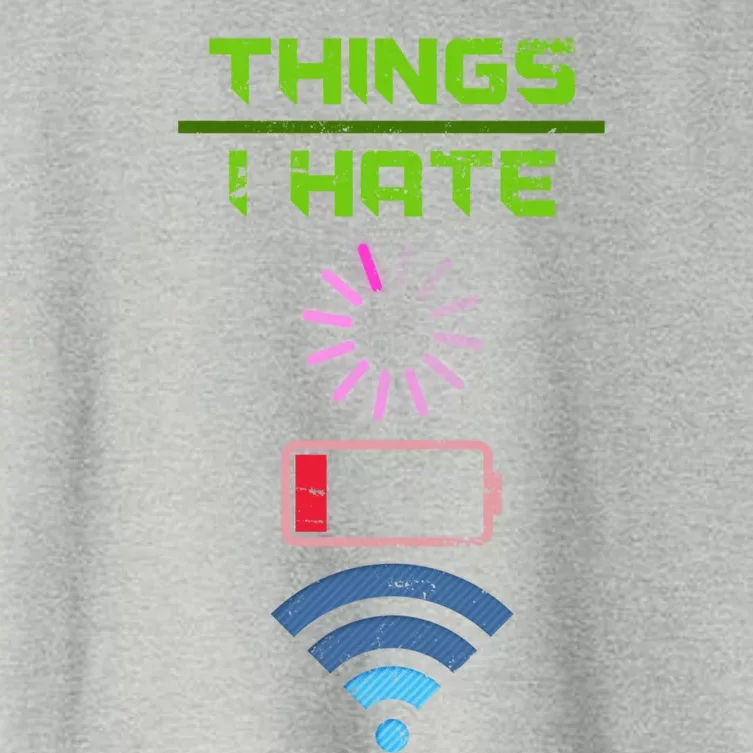 Things I Hate Programmer Gift Women's Crop Top Tee