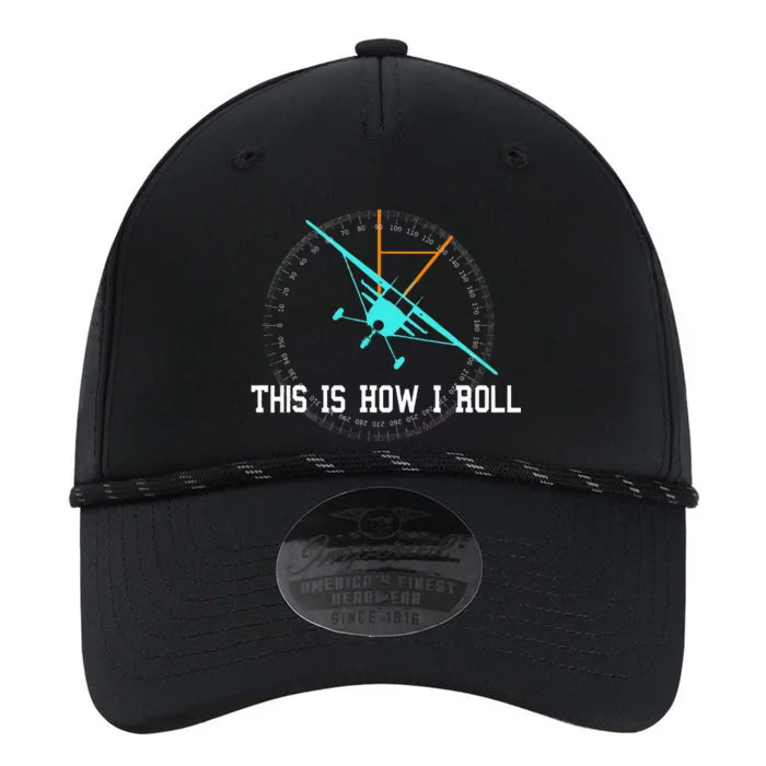 This Is How We Roll Pilot Funny Airplane Aircraft Tees Performance The Dyno Cap