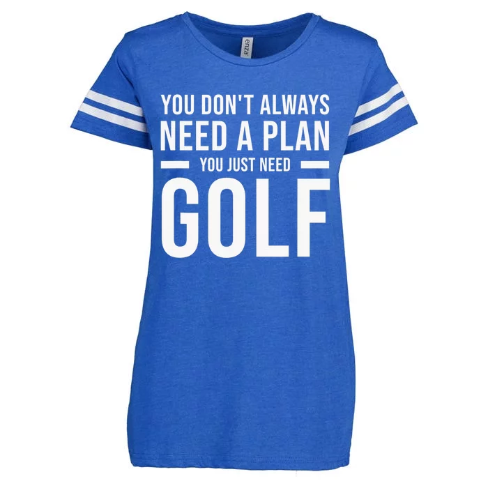 This is How I Roll Golf Cart Funny Golfers Enza Ladies Jersey Football T-Shirt