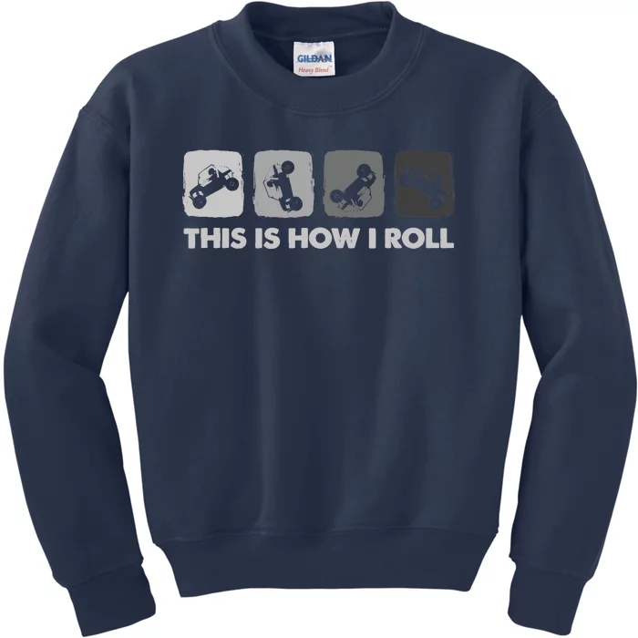 This Is How I Roll, SxS SideBySide UTV Kids Sweatshirt