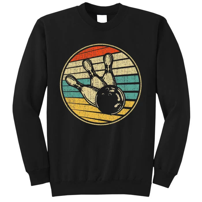 This Is How I Roll Vintage Retro Bowling 60s 70s Bowler Tall Sweatshirt