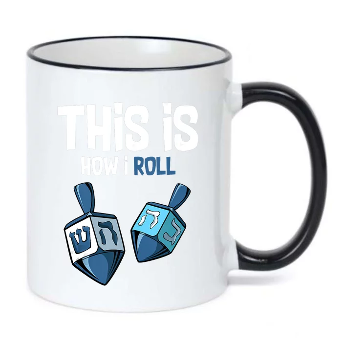 This Is How I Roll Draydel Trendl Hanukkah Channukah Funny Black Color Changing Mug