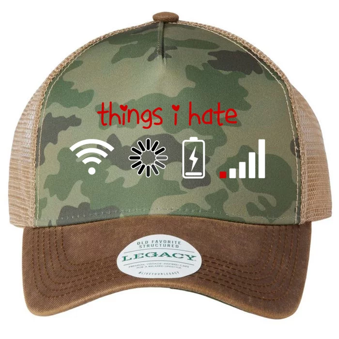 Things I Hate Gift Programmer Gamer Fun Gift Idea Gift Legacy Tie Dye Trucker Hat