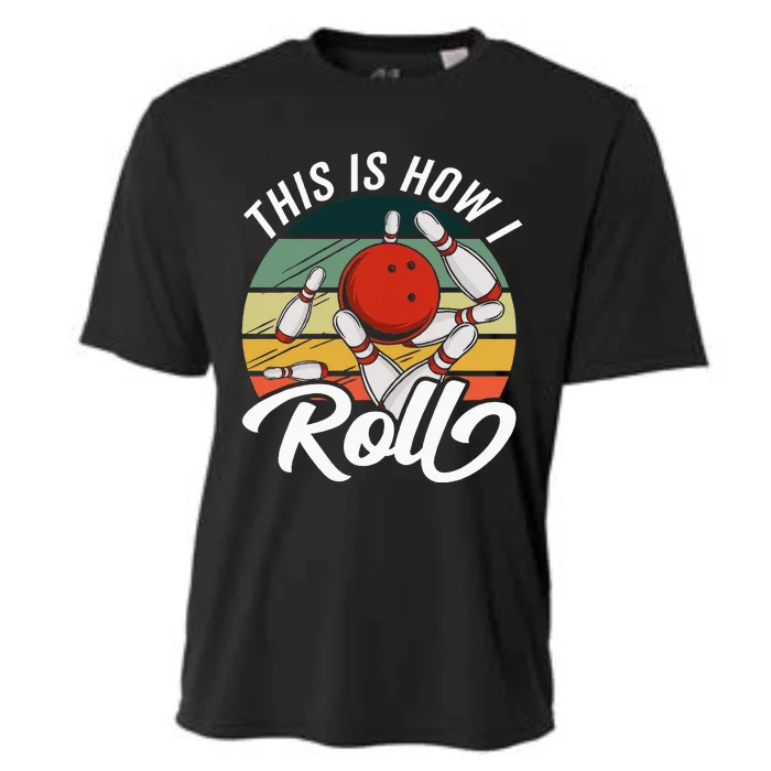 This Is How I Roll Women Funny Bowling Cooling Performance Crew T-Shirt