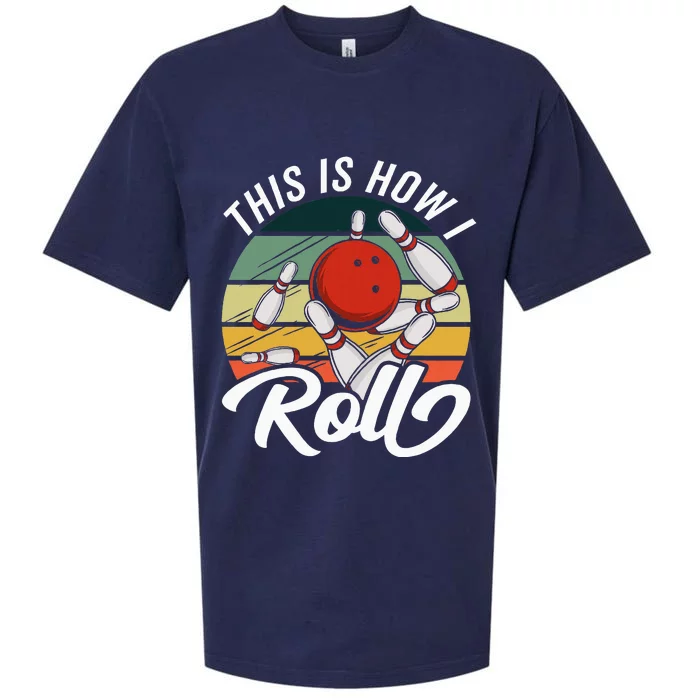 This Is How I Roll Women Funny Bowling Sueded Cloud Jersey T-Shirt