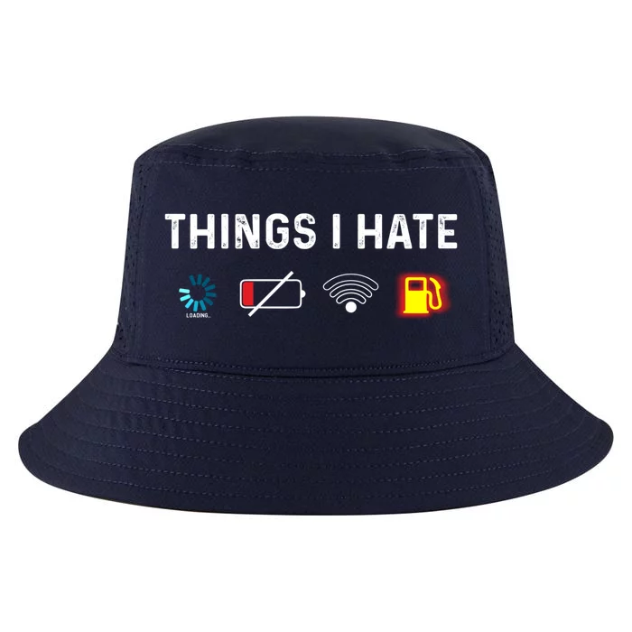 Things I Hate Bad Internet Slow Connection Programming Funny Funny Gift Cool Comfort Performance Bucket Hat